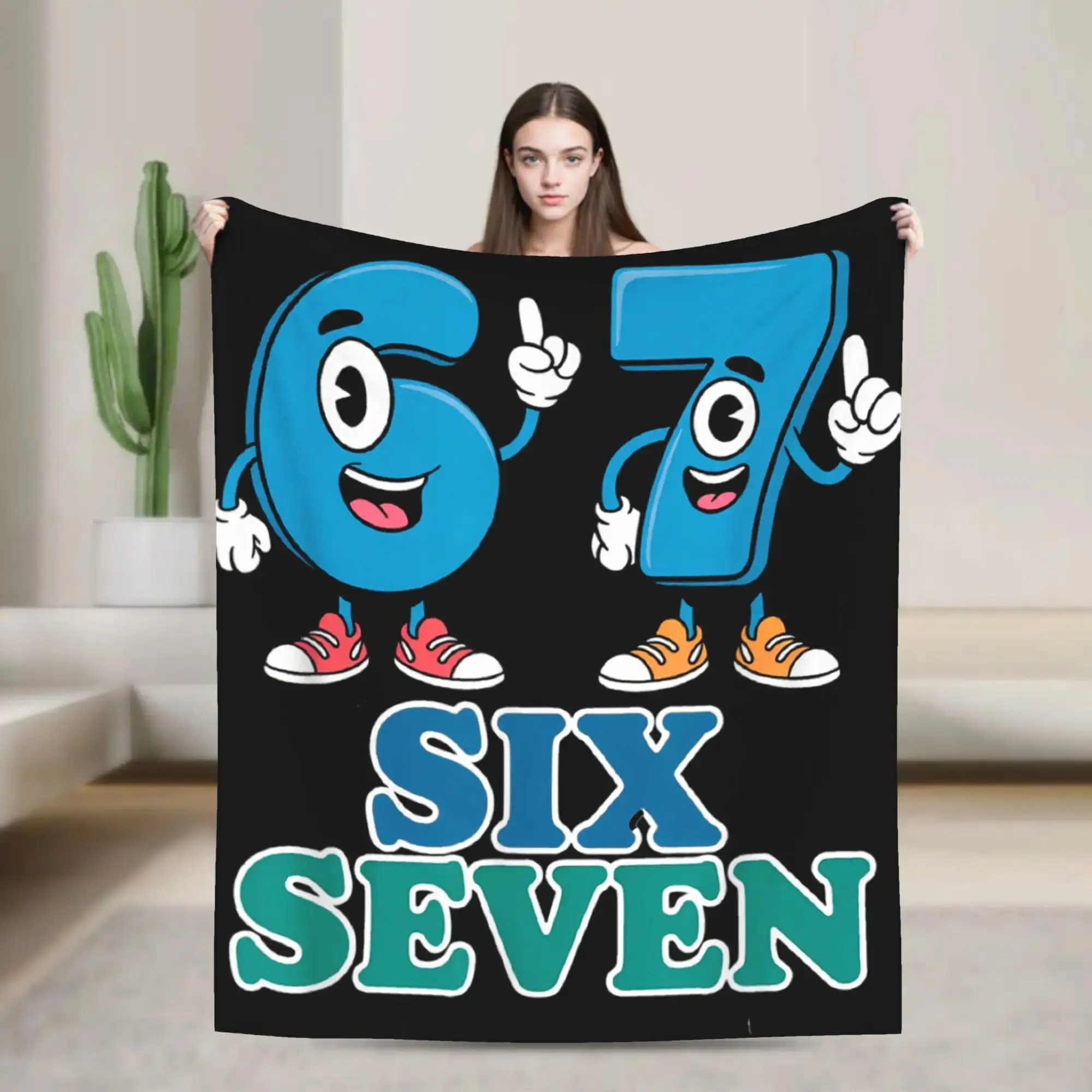Забавное итальянское фланелевое одеяло Six Seven: мягкий зимний плед для девочек и мальчиков, графическое покрывало для домашнего декора
Забавное итальянское фланелевое одеяло Six Seven: мягкий зимний плед для девочек и мальчиков, графическое покрывало для домашнего декора