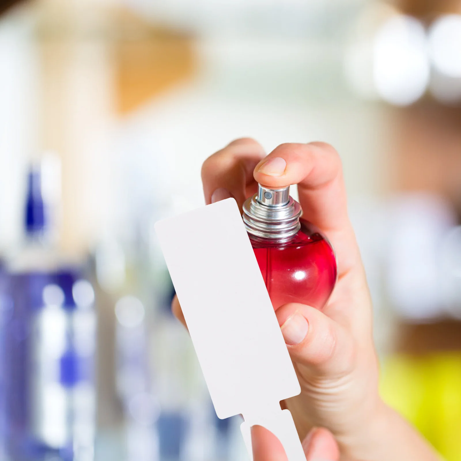 100Pcs Perfume Test Strips Portable Blank Paper Tester Strips for Fragrance Essential Oil Aromatherapy Testing
100Pcs Perfume Test Strips Portable Blank Paper Tester Strips for Fragrance Essential Oil Aromatherapy Testing