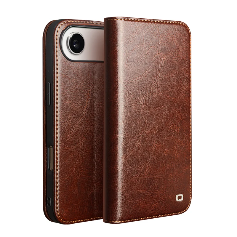 QIALINO Premium Genuine Leather Case for Iphone 17 Air 16 15 14 Plus 13 12 Pro Max Natural Cowhide Wallet Cover
QIALINO Premium Genuine Leather Case for Iphone 17 Air 16 15 14 Plus 13 12 Pro Max Natural Cowhide Wallet Cover