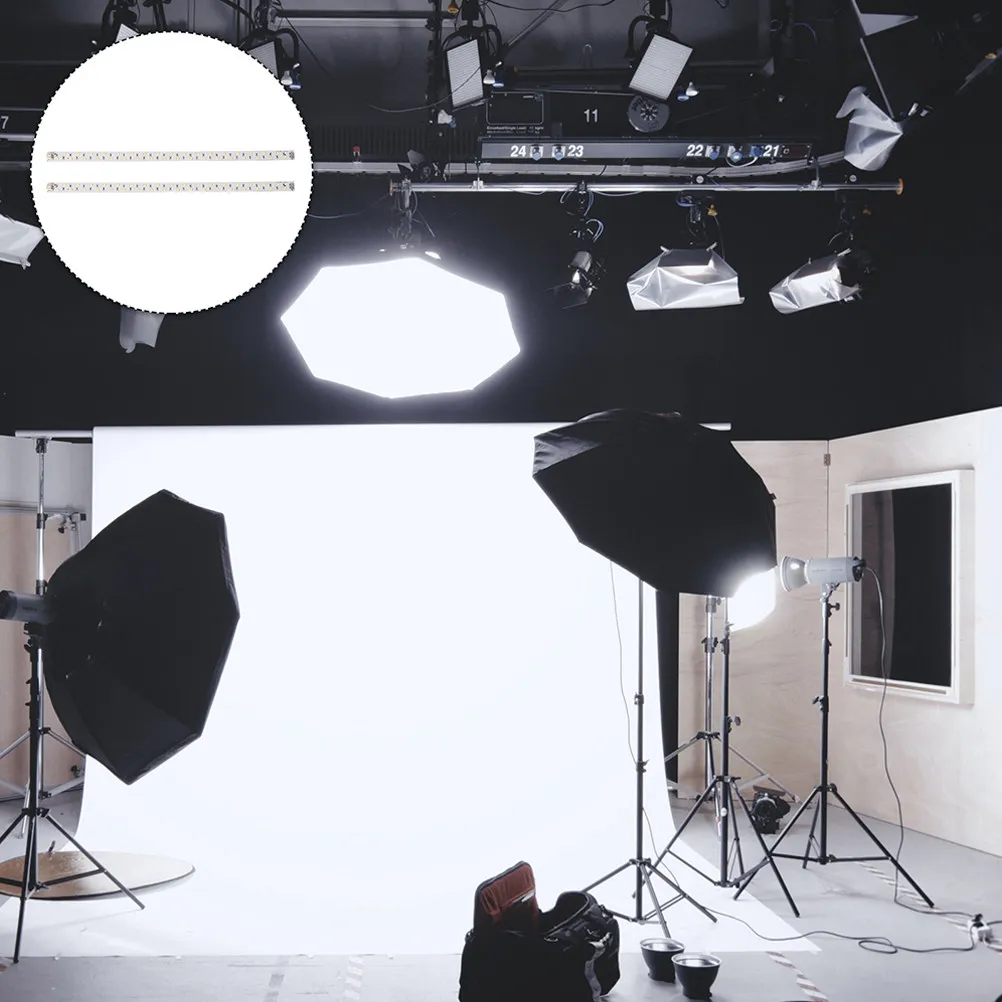 2Pcs Foldable LED Light Bar Soft Strip for Photography Light Box USB Powered LED Lamp for Photo Studio Video Lighting