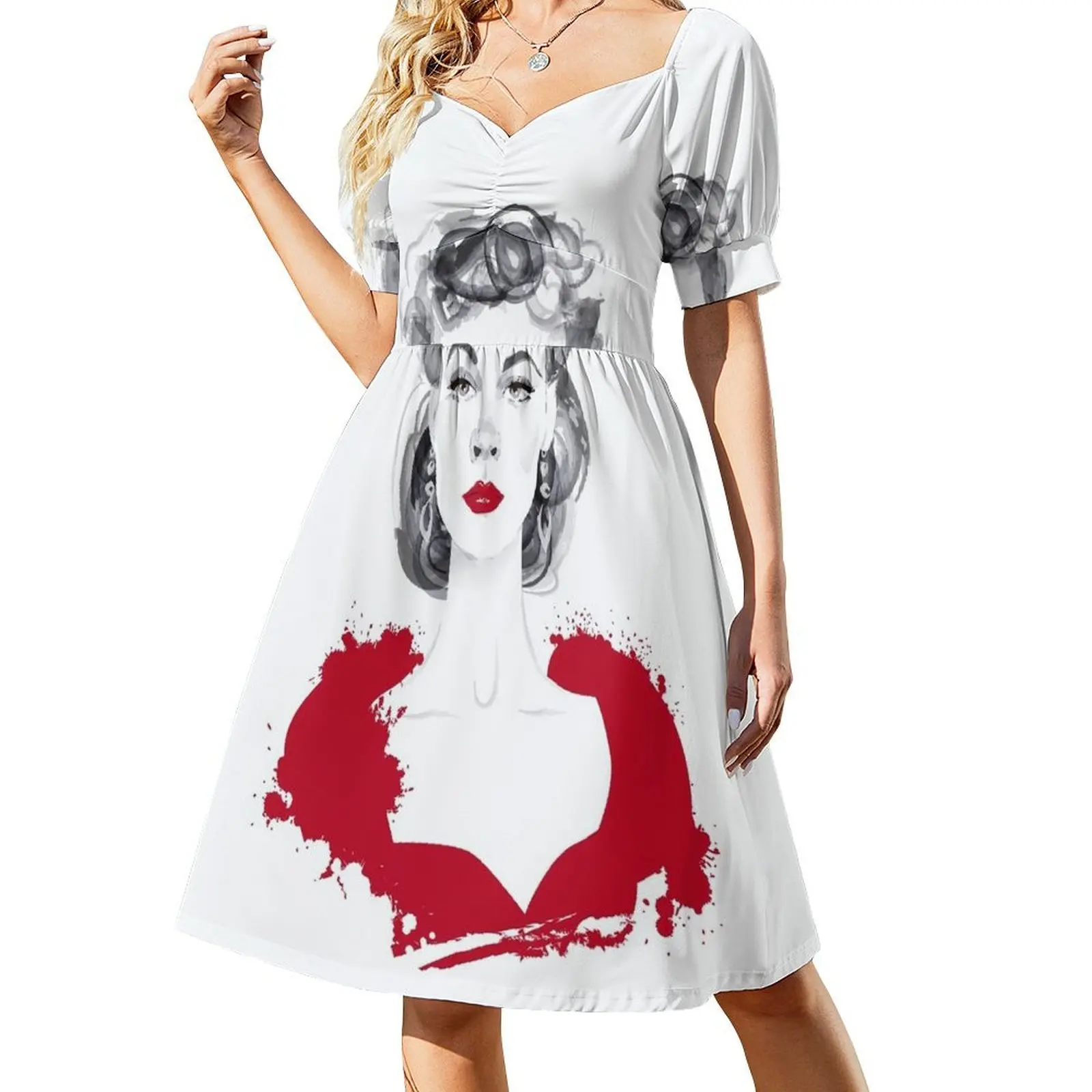 Burgundy or Scarlett Short-Sleeved Dress birthday dress for women luxury woman evening dress evening women
Burgundy or Scarlett Short-Sleeved Dress birthday dress for women luxury woman evening dress evening women