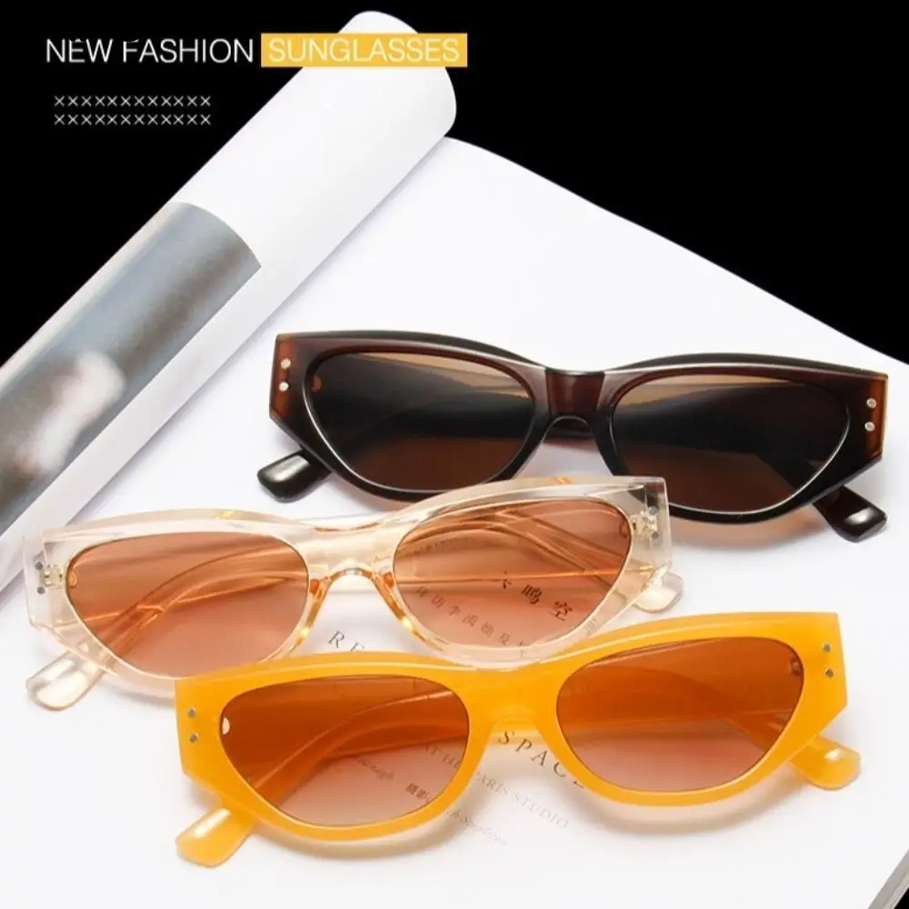 Jelly Color Rhombus Sunglasses Rice Nail UV400 Cat Eye Sunglasses UV Protection Eyewear UV Resistant Cycling Glass Women
Jelly Color Rhombus Sunglasses Rice Nail UV400 Cat Eye Sunglasses UV Protection Eyewear UV Resistant Cycling Glass Women