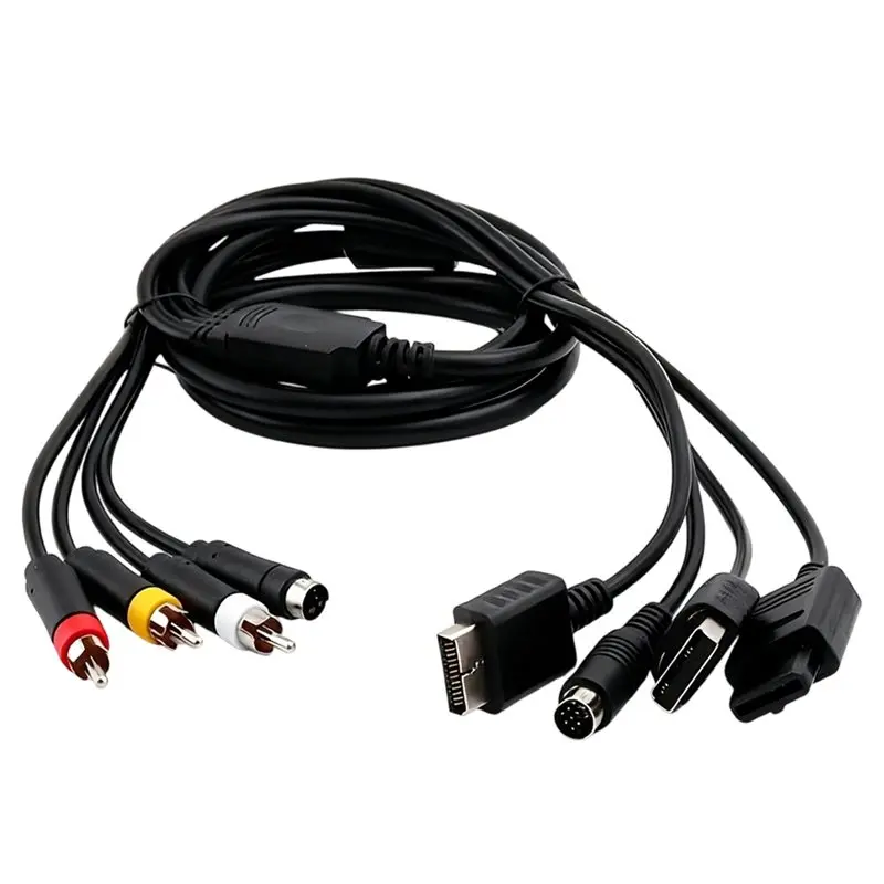 Кабель B27B AV S-Video для игровых консолей DC, PS1, PS2, SNES, SFC, N64, NGC, ретро-игровых приставок, соединительный шнур для подключения к телевизору
Кабель B27B AV S-Video для игровых консолей DC, PS1, PS2, SNES, SFC, N64, NGC, ретро-игровых приставок, соединительный шнур для подключения к телевизору