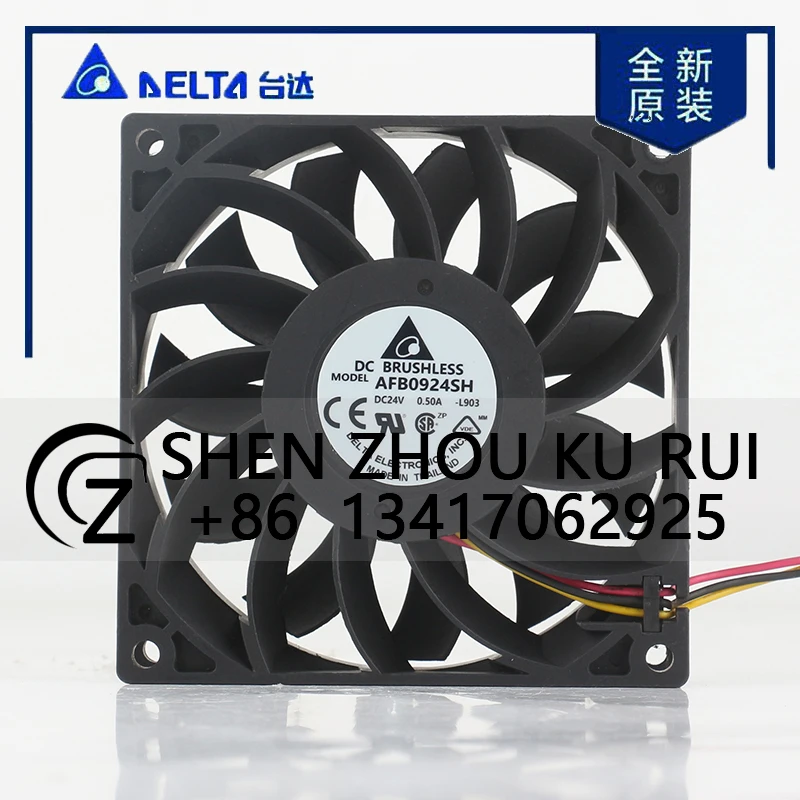 Delta 12V 48V DC 24V 0.50A AC EC 9025 90X90X25MM 9CM High air Volume Bearing Welder High-end Inverter AFB0924SH-L903 Cooling Fan
Delta 12V 48V DC 24V 0.50A AC EC 9025 90X90X25MM 9CM High air Volume Bearing Welder High-end Inverter AFB0924SH-L903 Cooling Fan