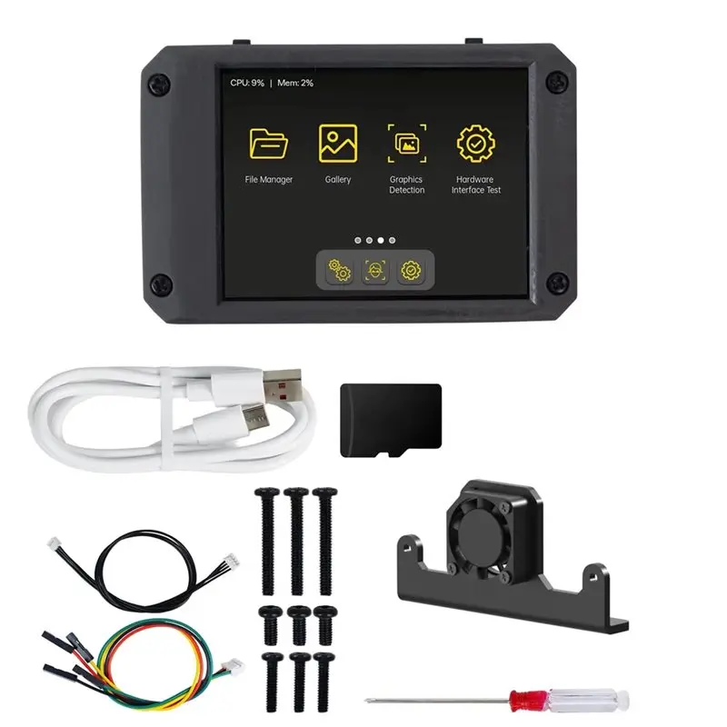 ABGN K230 Al Visual Recognition Camera Module 2.4-Inch HD Touch Screen Large Memory With Fixed Bracket For Robot Kit
ABGN K230 Al Visual Recognition Camera Module 2.4-Inch HD Touch Screen Large Memory With Fixed Bracket For Robot Kit