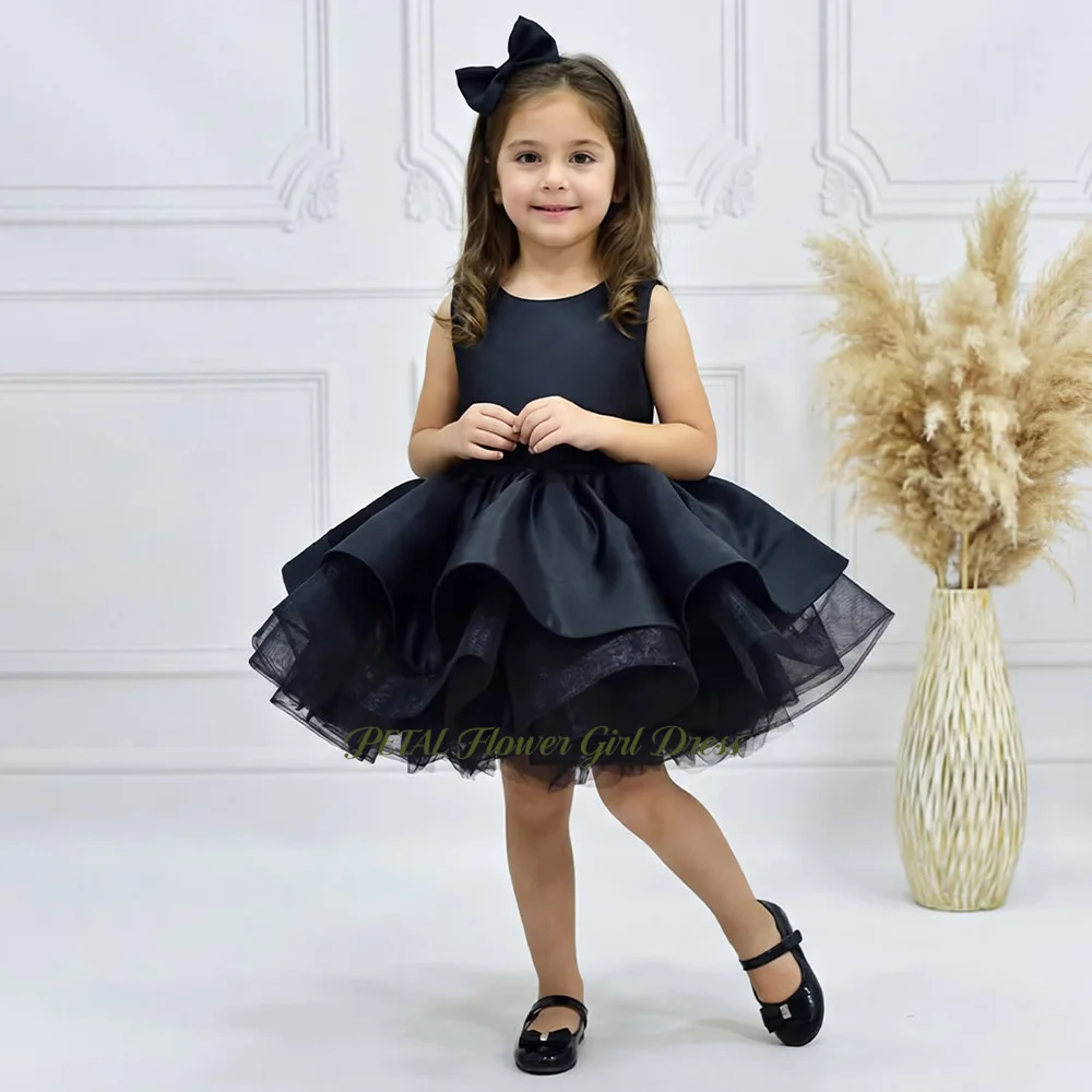 Petal Black Pageant Dress with Layers A Line Flower Girl Dress Fluffy Children First Communion Dress Customized
Petal Black Pageant Dress with Layers A Line Flower Girl Dress Fluffy Children First Communion Dress Customized