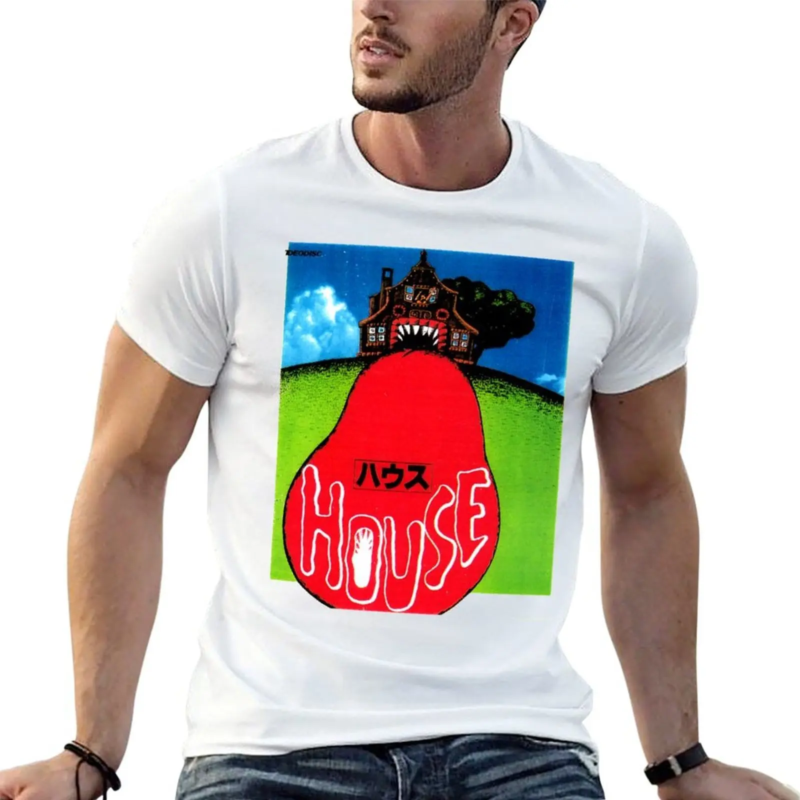 House (Hausu) 1977 Poster T-Shirt man t shirts cotton t shirts for man slim fit t shirts with prints T-shirt
House (Hausu) 1977 Poster T-Shirt man t shirts cotton t shirts for man slim fit t shirts with prints T-shirt