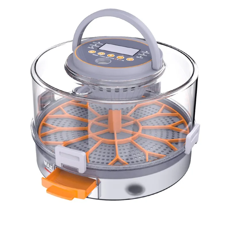 Intelligent constant temperature egg incubator, fully automatic small chicken, duck and goose incubator
Intelligent constant temperature egg incubator, fully automatic small chicken, duck and goose incubator