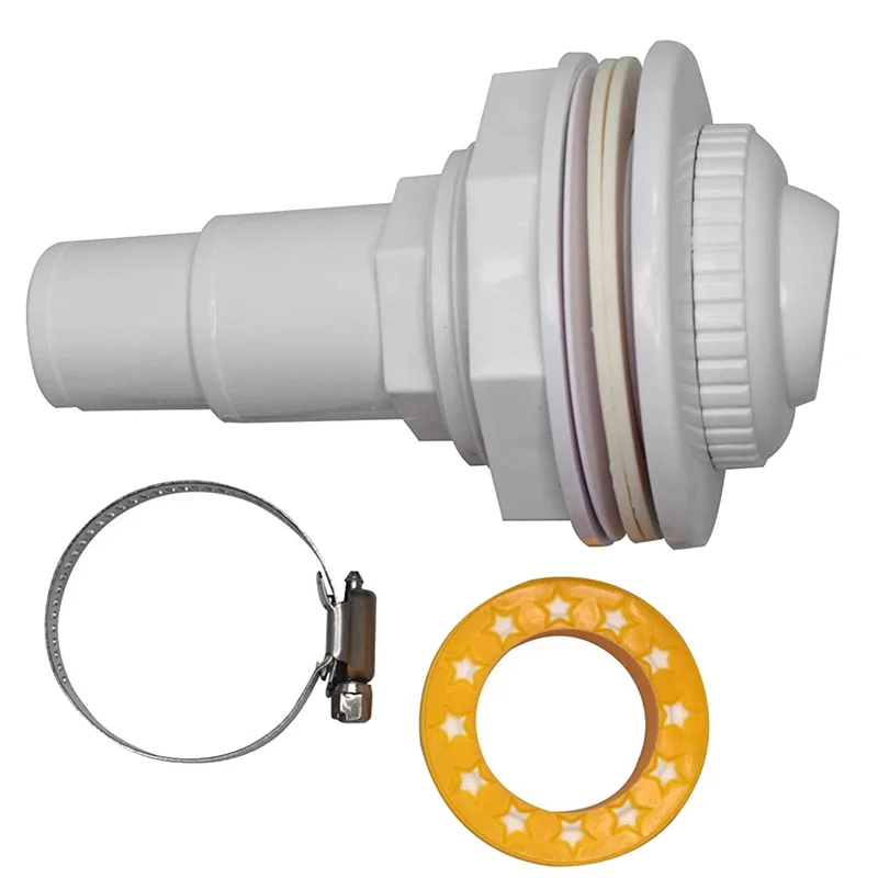 Water Inlet Outlet Fittings with Clip Threaded Tape Swimming Pool Return Nozzle Removable Swimming Pool Supplies
Water Inlet Outlet Fittings with Clip Threaded Tape Swimming Pool Return Nozzle Removable Swimming Pool Supplies