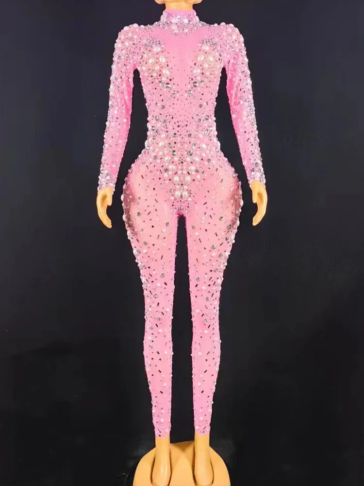 High Quality Hot Stamping Pink Elastic Jumpsuit 2025 New Fashion Custom Women'S Clothing
High Quality Hot Stamping Pink Elastic Jumpsuit 2025 New Fashion Custom Women'S Clothing