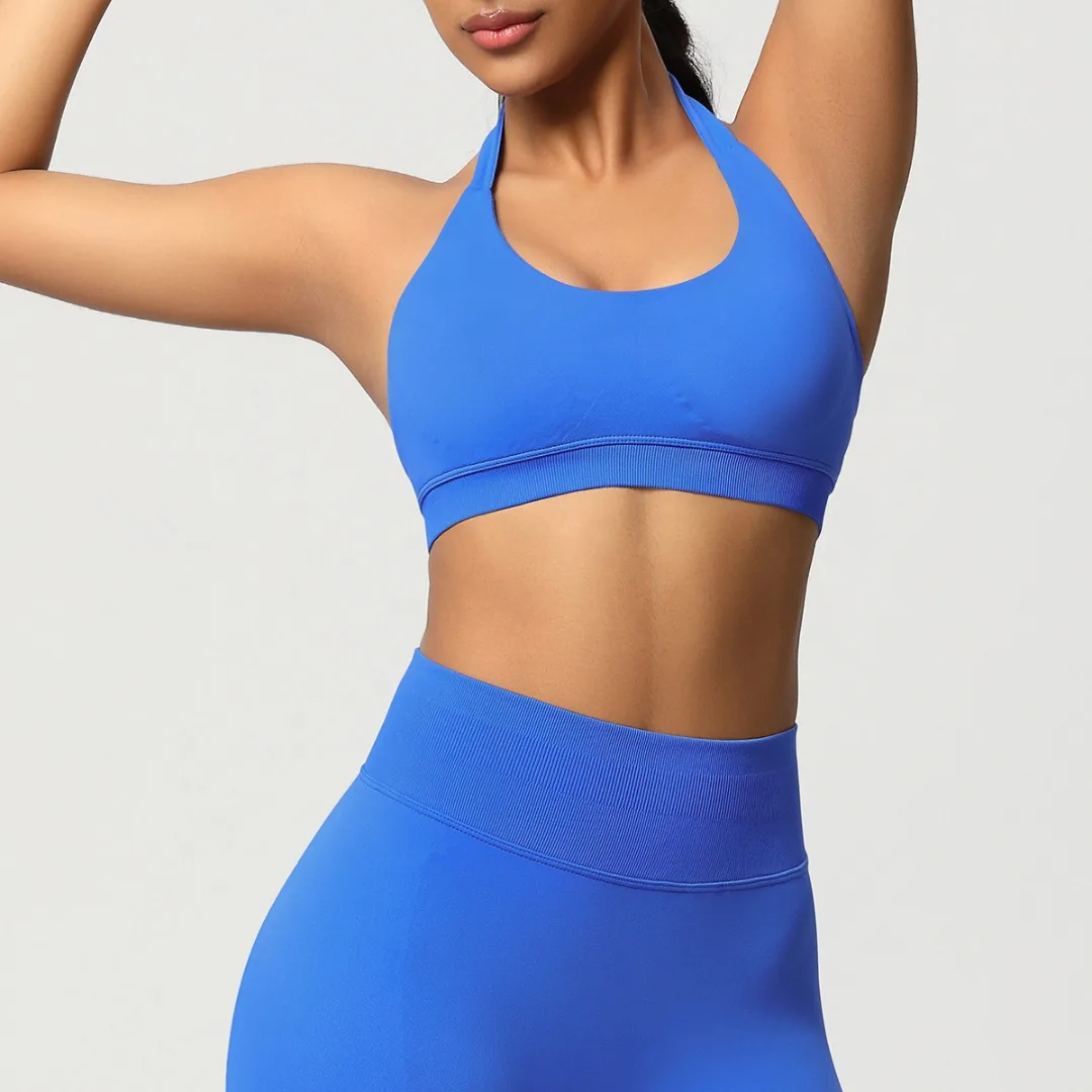 Бесшовный бюстгальтер для йоги, красивая спина, плотный, высокоэластичный, с открытой спиной, с лямкой на шее, спортивное нижнее белье для бега, фитнеса, йоги, спортивный бюстгальтер для женщин
Бесшовный бюстгальтер для йоги, красивая спина, плотный, высокоэластичный, с открытой спиной, с лямкой на шее, спортивное нижнее белье для бега, фитнеса, йоги, спортивный бюстгальтер для женщин