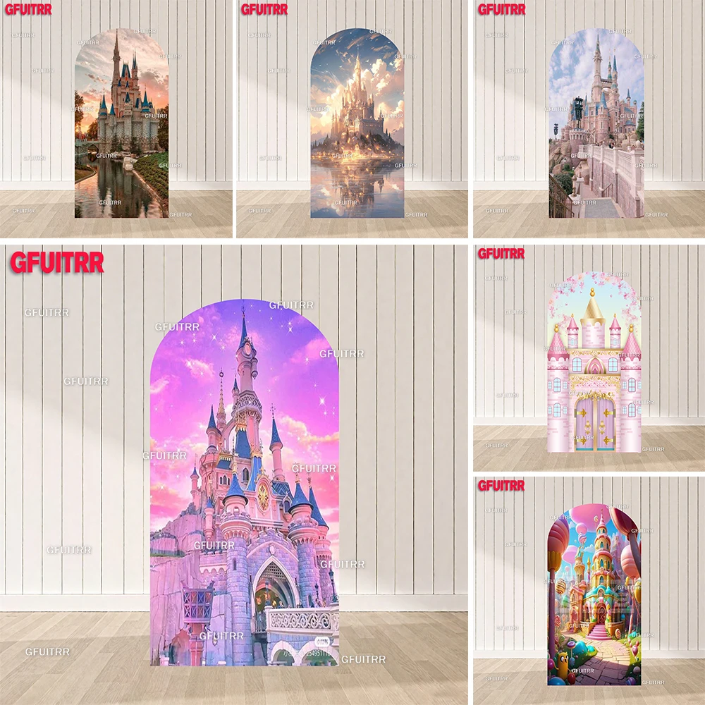 Princess Castle Arch Photography Background Cover Kids Birthday Party Girls House Surreal Decoration Prop Supplies Spandex
Princess Castle Arch Photography Background Cover Kids Birthday Party Girls House Surreal Decoration Prop Supplies Spandex