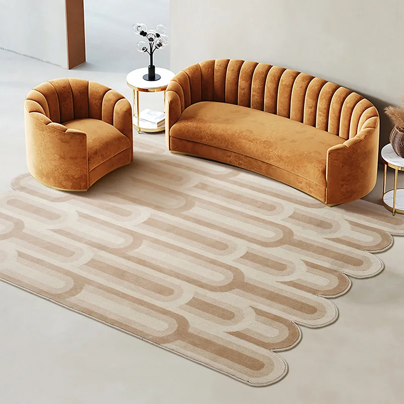 Special-shaped Cream Carpets Large Decorative Living Room Sofa Solid Color Rugs Art Bedroom Thickened Polyester Furry Floor Mats
Special-shaped Cream Carpets Large Decorative Living Room Sofa Solid Color Rugs Art Bedroom Thickened Polyester Furry Floor Mats