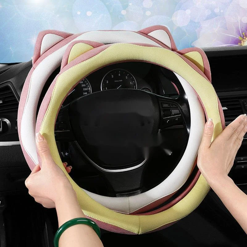 Suede Girls' Steering Wheel Cover Purple High End Cute Summer Car Handle Cover Sweat-absorbing And Anti Slip Steering Covers
Suede Girls' Steering Wheel Cover Purple High End Cute Summer Car Handle Cover Sweat-absorbing And Anti Slip Steering Covers
