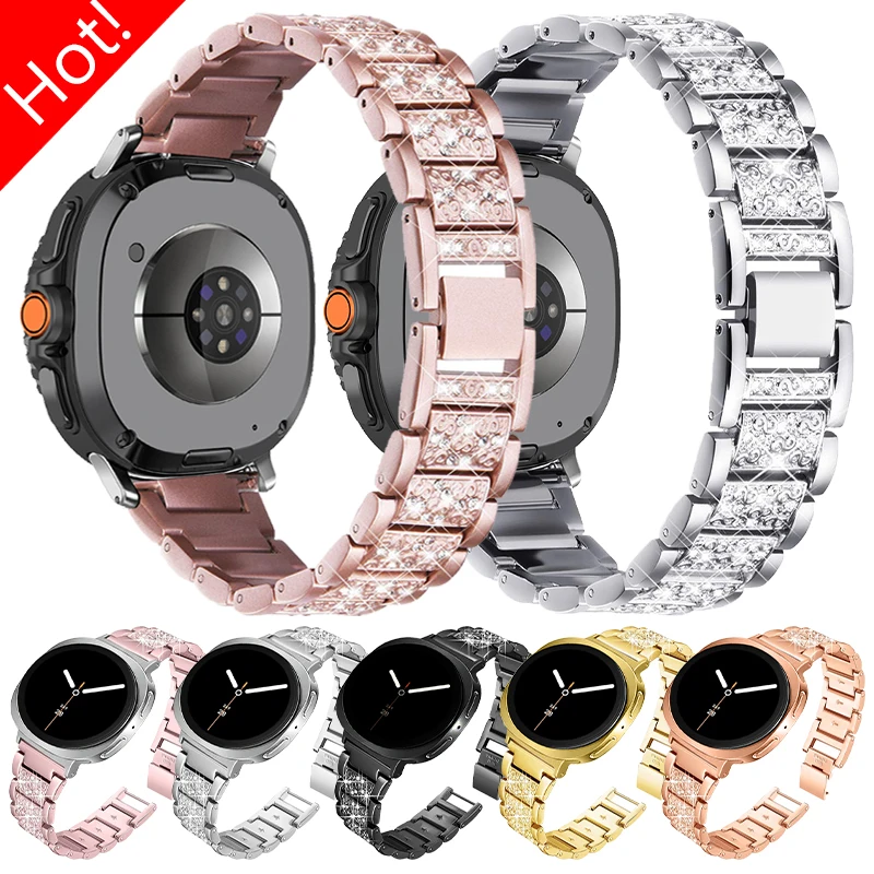 Роскошный ремешок с бриллиантами для Samsung Galaxy Watch 8 40/44 мм 8Classic 46 мм Металлический ремешок для Galaxy Watch Ultra 47 мм Ремень Женский браслет
Роскошный ремешок с бриллиантами для Samsung Galaxy Watch 8 40/44 мм 8Classic 46 мм Металлический ремешок для Galaxy Watch Ultra 47 мм Ремень Женский браслет