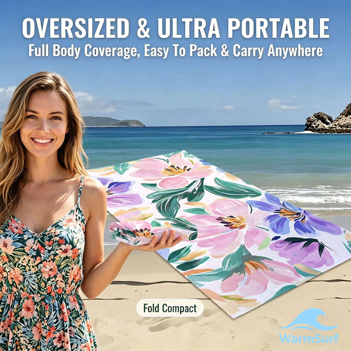 Pastel Brush Floral Beach Towel Cartoon Quick Dry Microfiber Bath Towel for Swimming Surfing Camping Unisex Holiday
Pastel Brush Floral Beach Towel Cartoon Quick Dry Microfiber Bath Towel for Swimming Surfing Camping Unisex Holiday