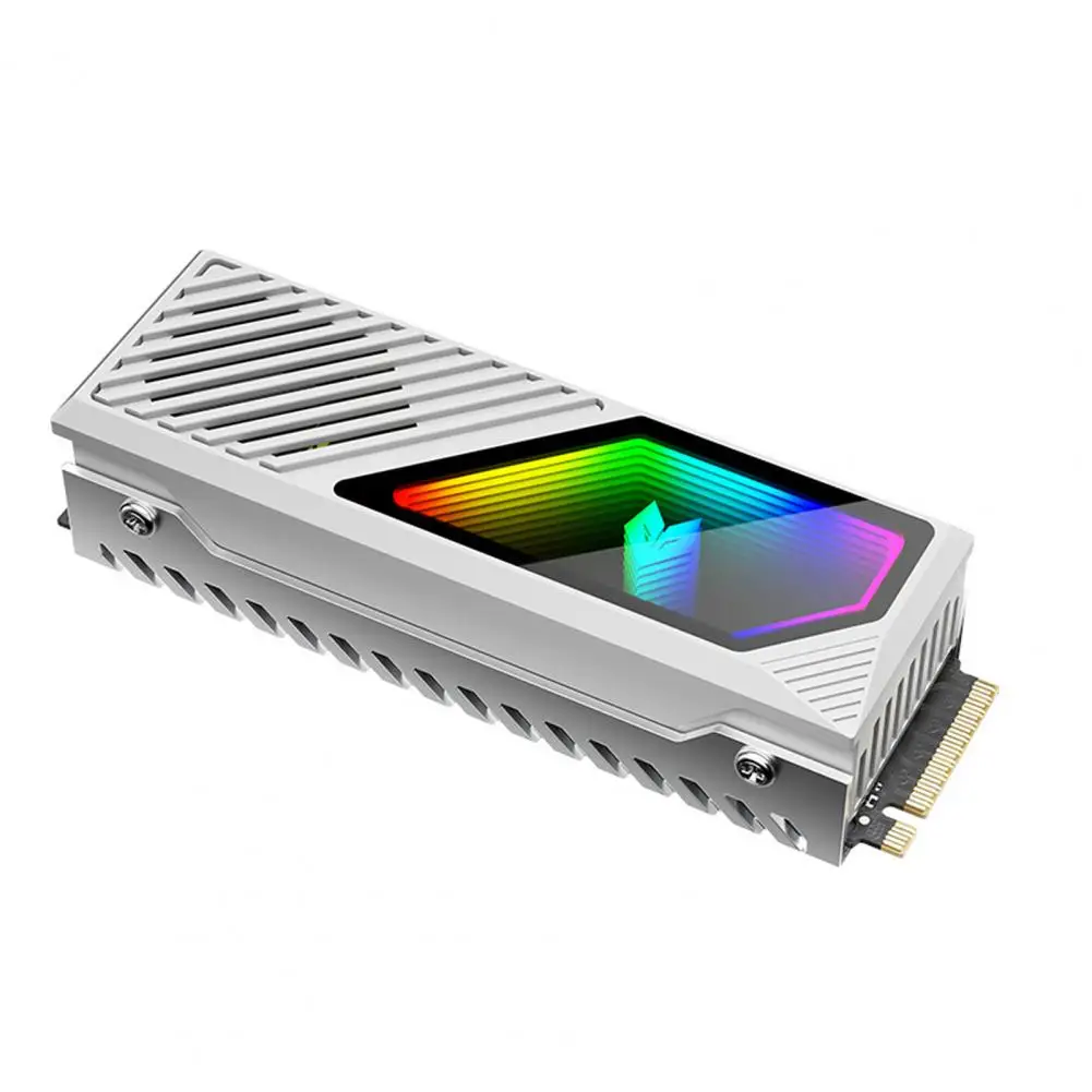 SSD Heat Sink Cooler with Fan Easy to Use Universal Compatibility 5V 3 Pin ARGB SSD Cooler M.2 Hard Disk Radiator
SSD Heat Sink Cooler with Fan Easy to Use Universal Compatibility 5V 3 Pin ARGB SSD Cooler M.2 Hard Disk Radiator