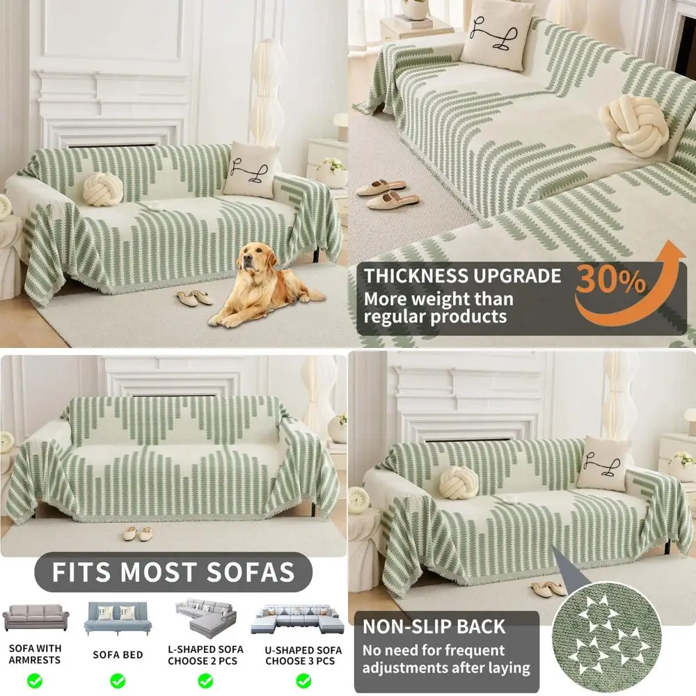 haomaijia boho sofa covers couch covers for 3 cushion couch sofa pet friendly soft thick non slip couch cover for dogs washable
haomaijia boho sofa covers couch covers for 3 cushion couch sofa pet friendly soft thick non slip couch cover for dogs washable