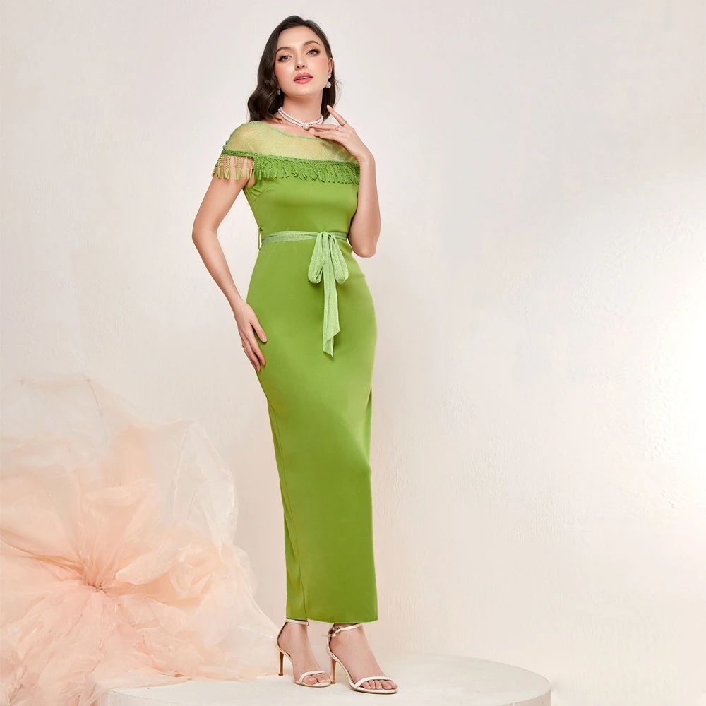 Elegant Muslim Women Abaya Mesh Tassel Long Maxi Dresses Turkey Arabic Kaftan Evening Party Gown Dubai Islamic Jalabiya Vestidos
Elegant Muslim Women Abaya Mesh Tassel Long Maxi Dresses Turkey Arabic Kaftan Evening Party Gown Dubai Islamic Jalabiya Vestidos