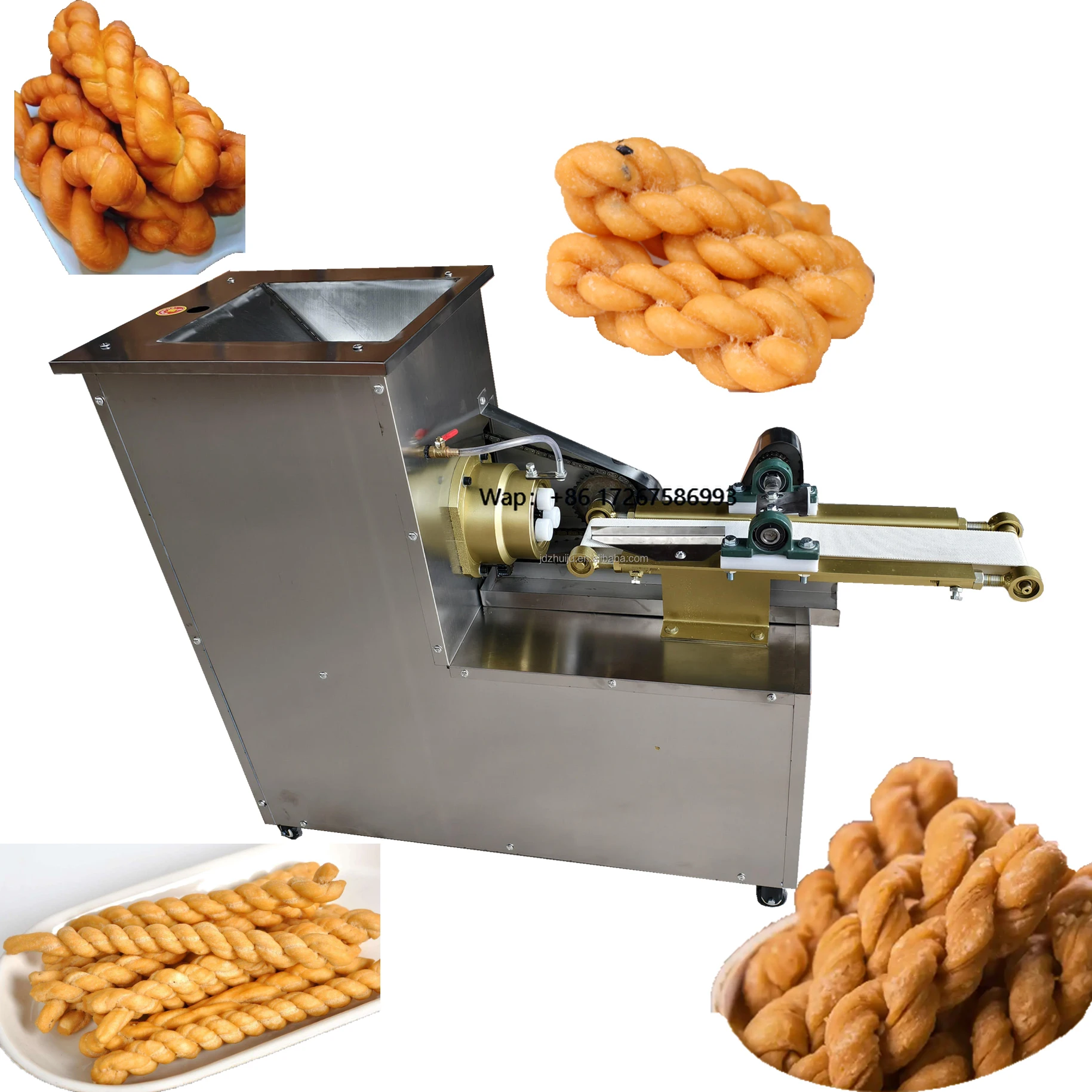 Crispy Snack Food Processing Machine Bread Twisting Machine Automatic Fried Dough Twist Machine HJ-MHJ100
Crispy Snack Food Processing Machine Bread Twisting Machine Automatic Fried Dough Twist Machine HJ-MHJ100