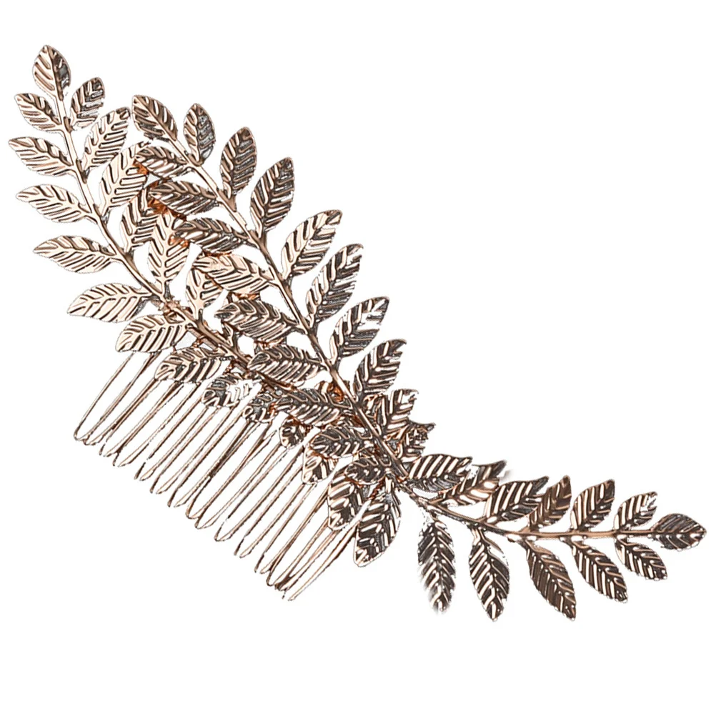 Decorative Hair Comb Elegant Leaf Pattern Metal Hair Accessory for Women Wedding Bridal Party Wear Non-Damage Edges
Decorative Hair Comb Elegant Leaf Pattern Metal Hair Accessory for Women Wedding Bridal Party Wear Non-Damage Edges
