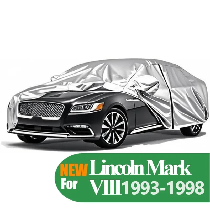 5-Layer 210D All-Weather Waterproof Full Car Cover for Lincoln Mark VIII 1993-1998 Sun Rain Snow Protection Silver Oxford Fabric
5-Layer 210D All-Weather Waterproof Full Car Cover for Lincoln Mark VIII 1993-1998 Sun Rain Snow Protection Silver Oxford Fabric