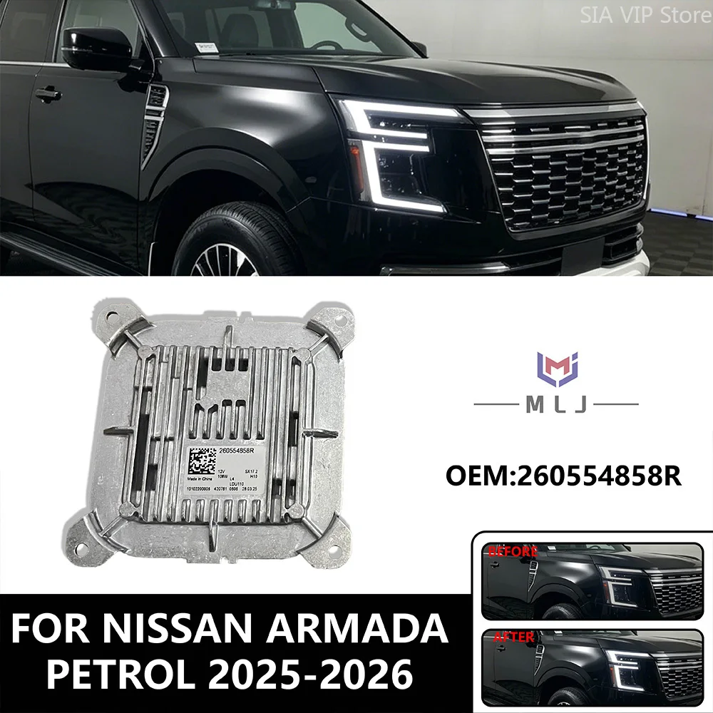 For Nissan Armada 2025 2026 260554858R LHD Headlight Driver LED Angel Eye Control Unit Headlight Module Ballast Car Accessories
For Nissan Armada 2025 2026 260554858R LHD Headlight Driver LED Angel Eye Control Unit Headlight Module Ballast Car Accessories