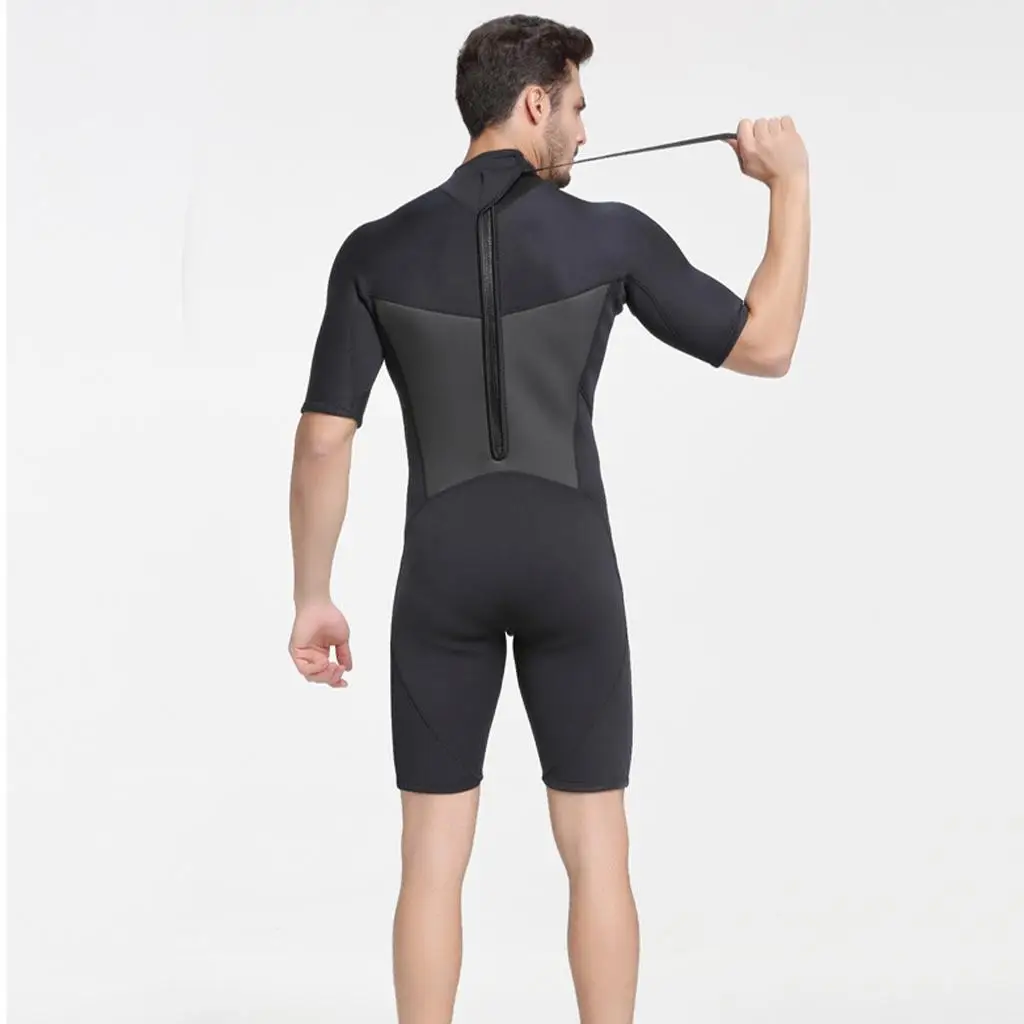 Mens Wetsuits 2mm Neoprene One Piece Swimsuit Quick Dry Suit for Diving Snorkeling and Surfing
Mens Wetsuits 2mm Neoprene One Piece Swimsuit Quick Dry Suit for Diving Snorkeling and Surfing