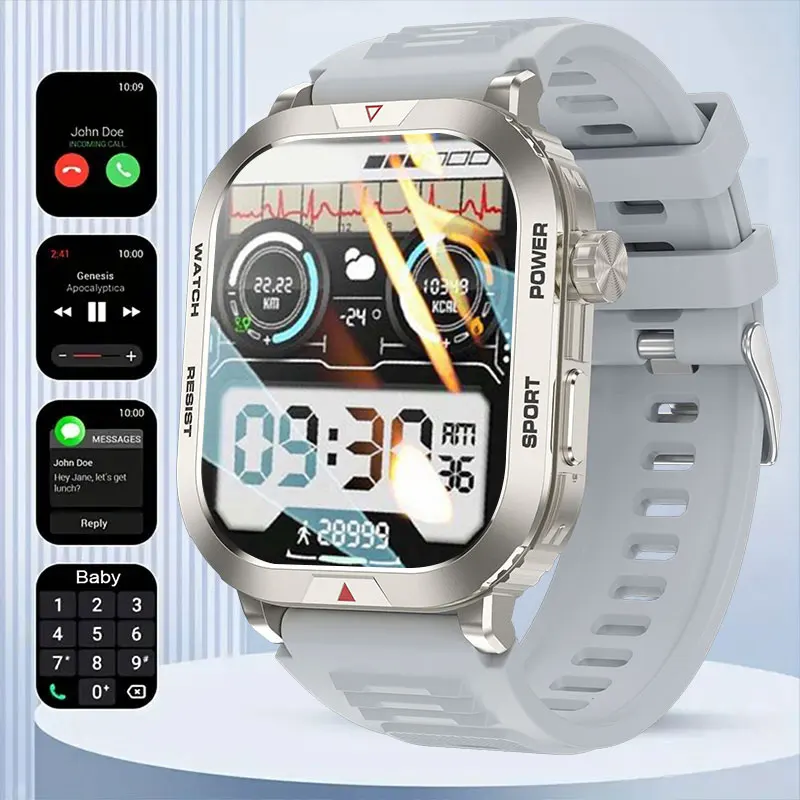 Smart Watch, Multi-sport Mode, Information Reminder View, Sports Watch, Compatible with IPhone/Andriod
Smart Watch, Multi-sport Mode, Information Reminder View, Sports Watch, Compatible with IPhone/Andriod