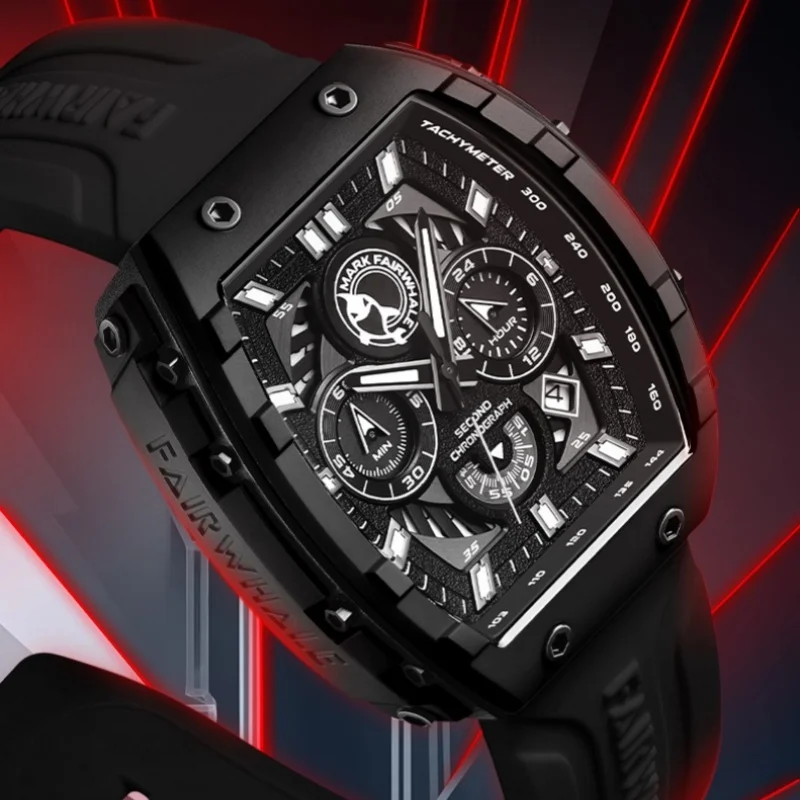 Mark Fairwhale 5670, повседневные мужские кварцевые часы с хронографом и календарем, светящиеся водонепроницаемые силиконовые спортивные модные часы для мужчин
Mark Fairwhale 5670, повседневные мужские кварцевые часы с хронографом и календарем, светящиеся водонепроницаемые силиконовые спортивные модные часы для мужчин