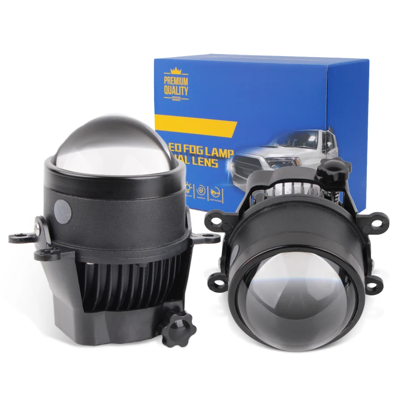 Universal 3Inch LED Fog Lights Lens CSP Chip Natural White 6000K High Low Beam 80W Ultra-bright H11 LED Projector Waterproof 12V
Universal 3Inch LED Fog Lights Lens CSP Chip Natural White 6000K High Low Beam 80W Ultra-bright H11 LED Projector Waterproof 12V
