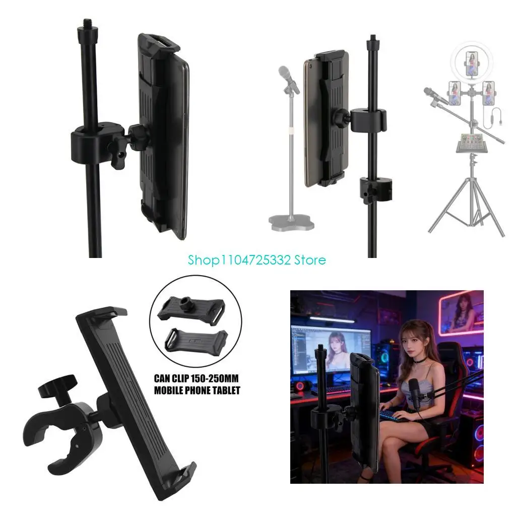 P5EA Universal Adjustable Rotations Tablets Holder Clamp For Bike Mounting 5-13inch
P5EA Universal Adjustable Rotations Tablets Holder Clamp For Bike Mounting 5-13inch