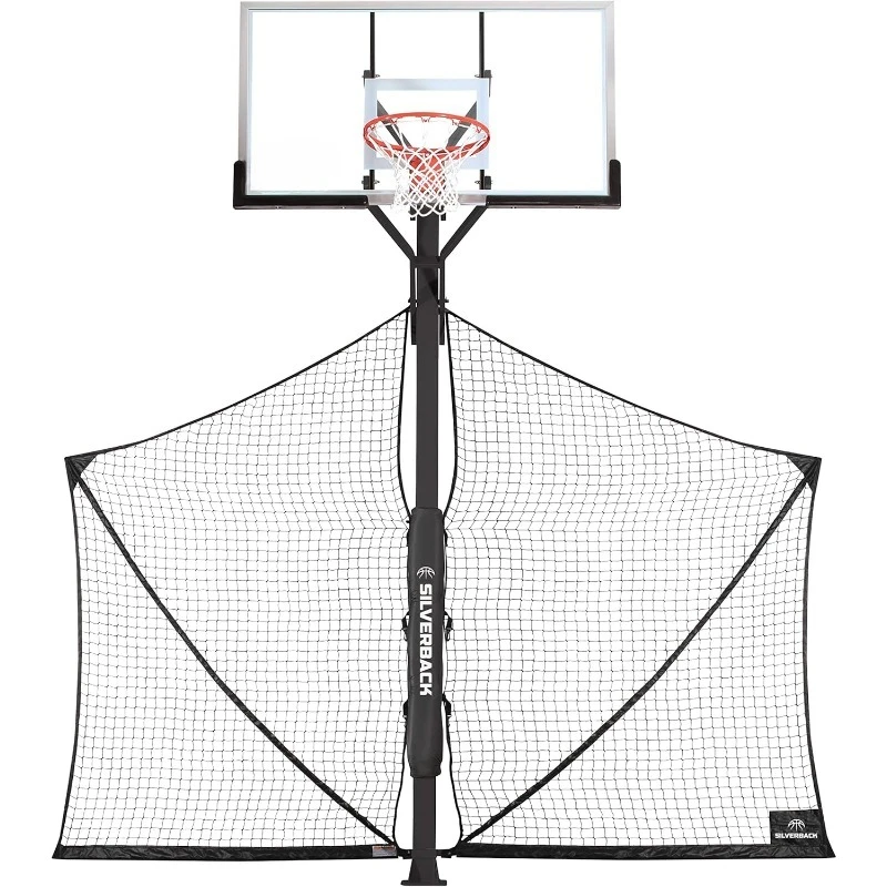 Basketball Yard Guard Defensive Net System Rebounder with Foldable Net and Arms into Pole, White/Black, Large
Basketball Yard Guard Defensive Net System Rebounder with Foldable Net and Arms into Pole, White/Black, Large