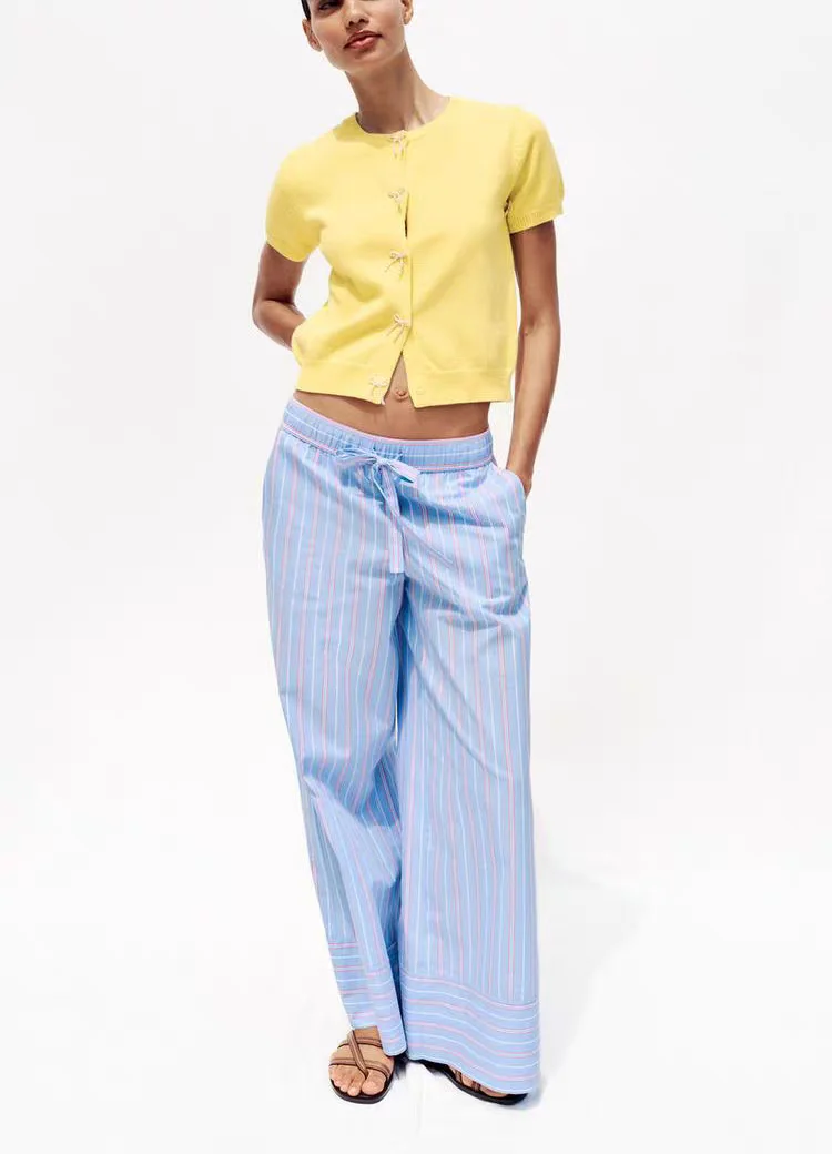 New Summer Women's Knitted Jaet with Artificial Pearl Knot Polyester Fiber Casual Sle Loose Fit ort Sve
New Summer Women's Knitted Jaet with Artificial Pearl Knot Polyester Fiber Casual Sle Loose Fit ort Sve