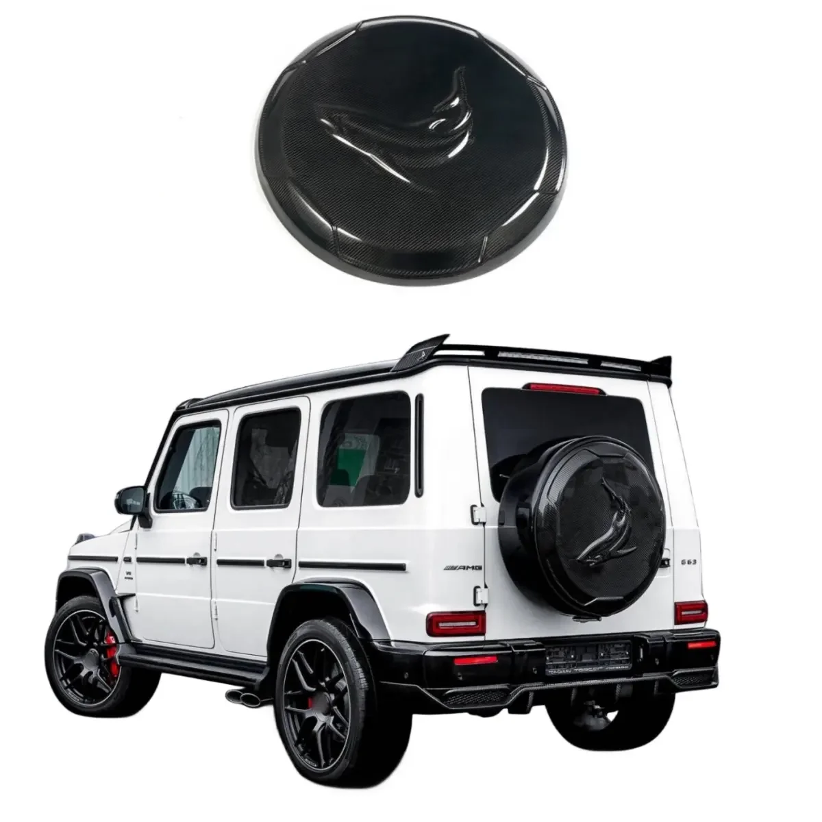 Other Exterior Parts Spare Tire Cover Dry Carbon Fiber for Menz G Class W464 G500 G63 Spare Tire Cover
Other Exterior Parts Spare Tire Cover Dry Carbon Fiber for Menz G Class W464 G500 G63 Spare Tire Cover