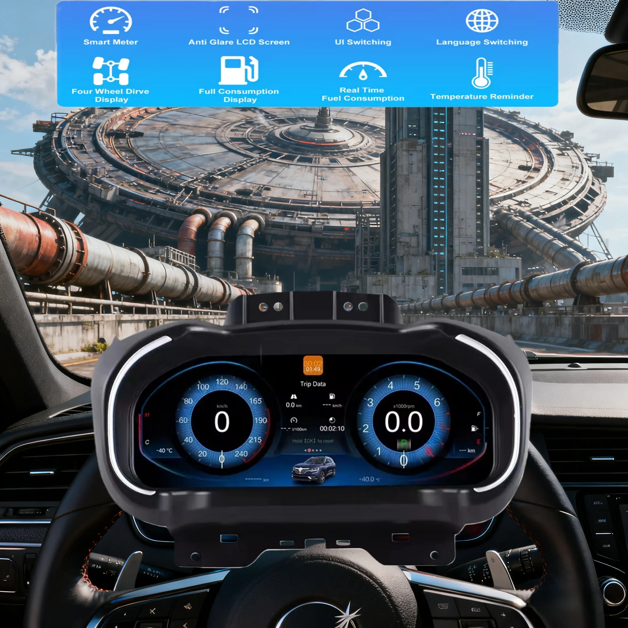 12.3'' Screen Carplay Digital Instrument Cluster For Renault Koleos Megane 4 Samsung SM6 Talisman 2016-2019 Dashboard Odometer
12.3'' Screen Carplay Digital Instrument Cluster For Renault Koleos Megane 4 Samsung SM6 Talisman 2016-2019 Dashboard Odometer