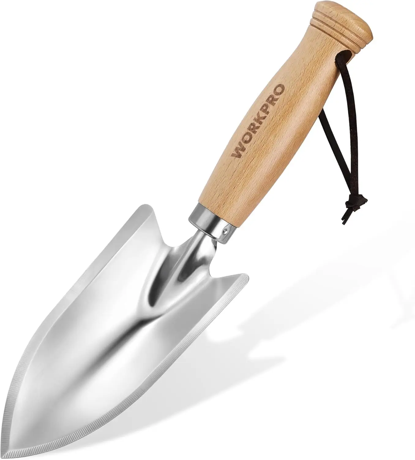 WORKPRO 11" Garden Hand Trowel, Heavy Duty Polished Stainless Steel Garden Shovel with Wooden Handle, Hand Gardening Tool for Digging, Planting, Transplanting
WORKPRO 11" Garden Hand Trowel, Heavy Duty Polished Stainless Steel Garden Shovel with Wooden Handle, Hand Gardening Tool for Digging, Planting, Transplanting