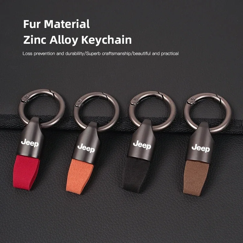 Wear-Resistant Zinc Alloy Car Keychain Key Ring for Jeep Renegade Wrangler JK JL Grand Cherokee Compass Patriot Auto Accessories
Wear-Resistant Zinc Alloy Car Keychain Key Ring for Jeep Renegade Wrangler JK JL Grand Cherokee Compass Patriot Auto Accessories