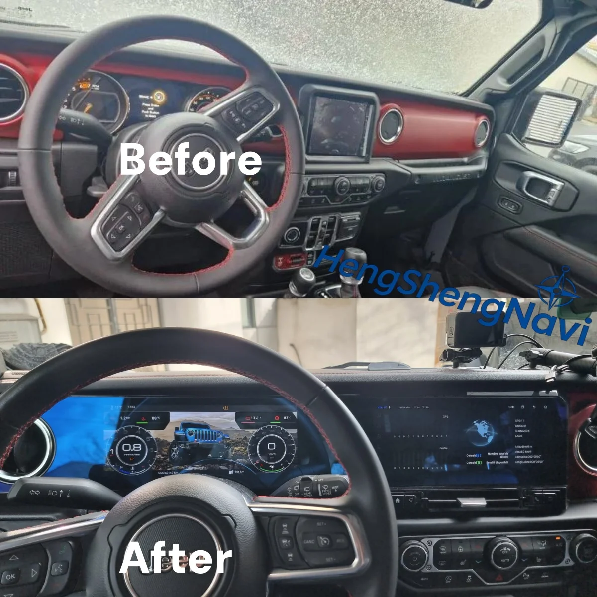 Car Digital Cluster Multimedia Player For Jeep Wrangler JL 2018-2023 Dual Screen GPS Navigation Virtual Cockpit Stereo Head Unit
Car Digital Cluster Multimedia Player For Jeep Wrangler JL 2018-2023 Dual Screen GPS Navigation Virtual Cockpit Stereo Head Unit