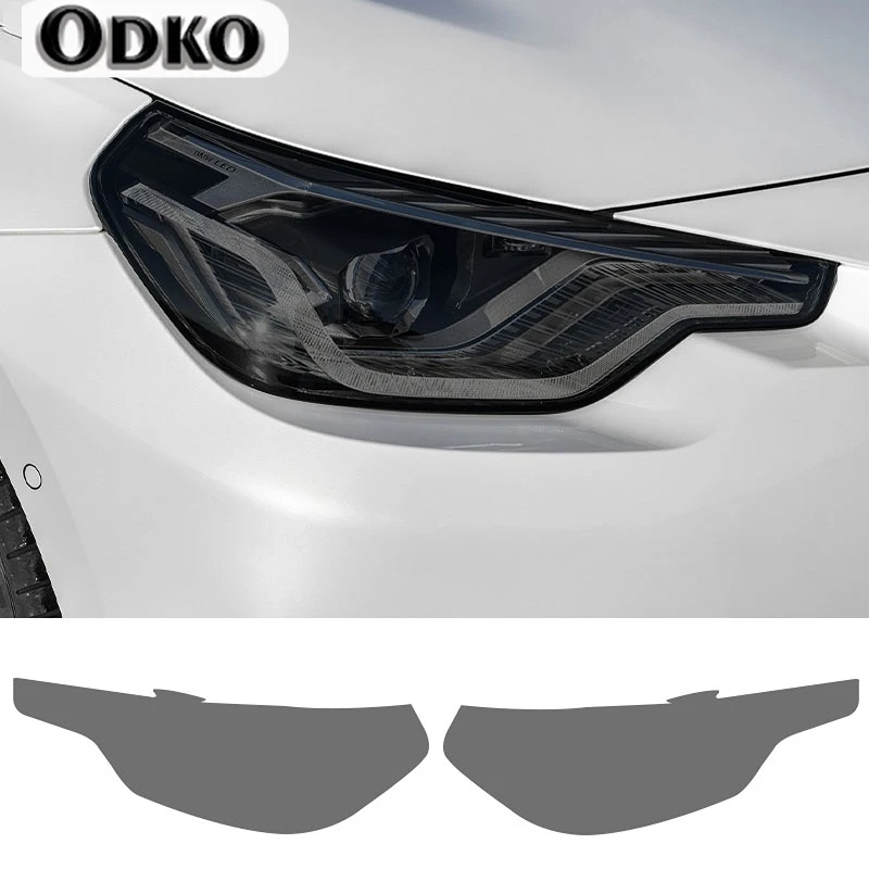 2 Pcs Car Headlight Protective Film Front Light Transparent Smoke Black TPU Sticker For BMW 2 Series Coupe G42 2022 M240i
2 Pcs Car Headlight Protective Film Front Light Transparent Smoke Black TPU Sticker For BMW 2 Series Coupe G42 2022 M240i