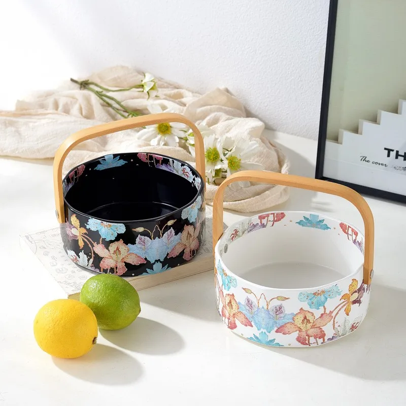 New BEAUTY Ceramic Watercolor Painting Handheld Fruit Basket Living Room Home Snacks Dried Fruits Plate Dishware Dining Set
New BEAUTY Ceramic Watercolor Painting Handheld Fruit Basket Living Room Home Snacks Dried Fruits Plate Dishware Dining Set