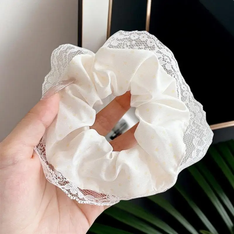 2-count Lovely Polka Dots Lace Big Intestine Hair Ribbons, Elastic Hair Circle, Modern Women Hair Ornaments, Ideal Present
2-count Lovely Polka Dots Lace Big Intestine Hair Ribbons, Elastic Hair Circle, Modern Women Hair Ornaments, Ideal Present