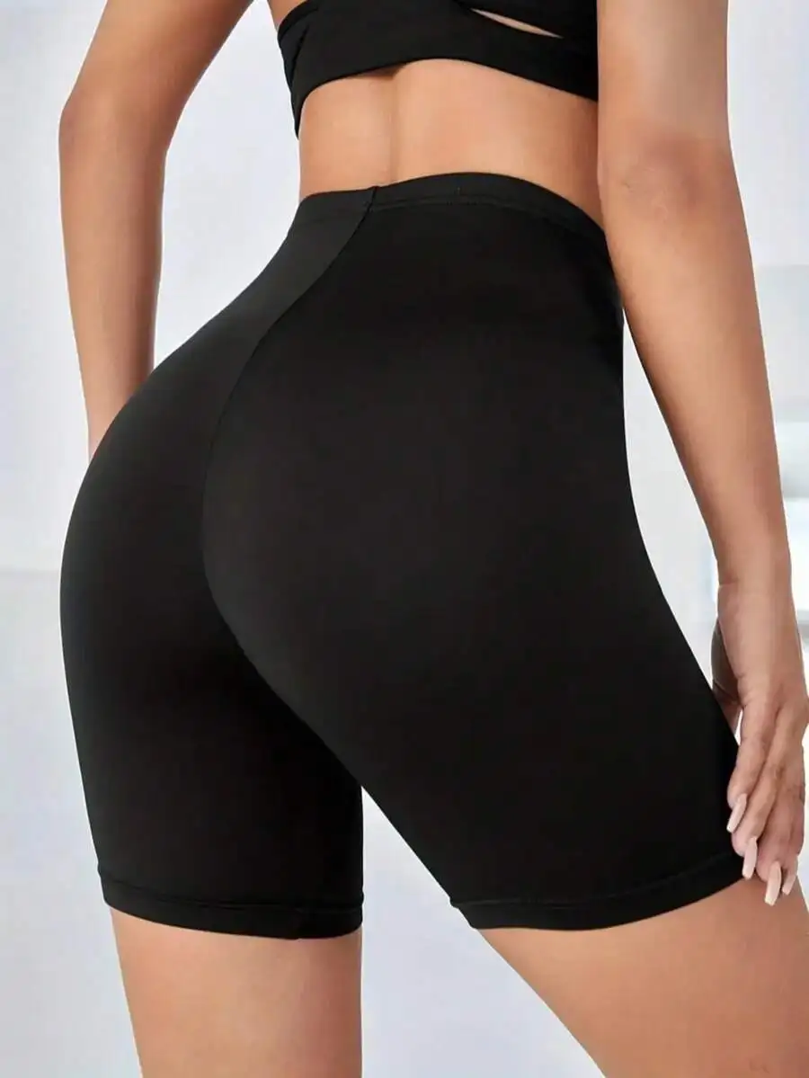 High-Waisted Cycling Shorts Set For Women - Black Two-Piece Sportswear
High-Waisted Cycling Shorts Set For Women - Black Two-Piece Sportswear