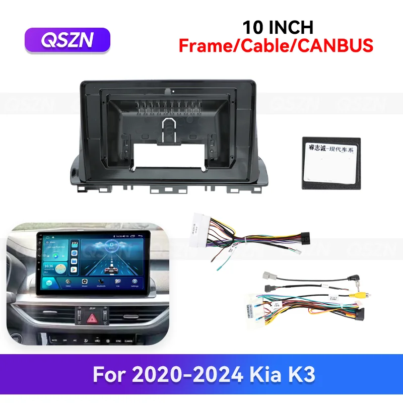 QSZN 10-дюймовый для Kia K3 2020-2024 Android автомобильный радиоприемник стерео рамка GPS MP4 мультимедийный жгут проводов Canbus Box Kit
QSZN 10-дюймовый для Kia K3 2020-2024 Android автомобильный радиоприемник стерео рамка GPS MP4 мультимедийный жгут проводов Canbus Box Kit