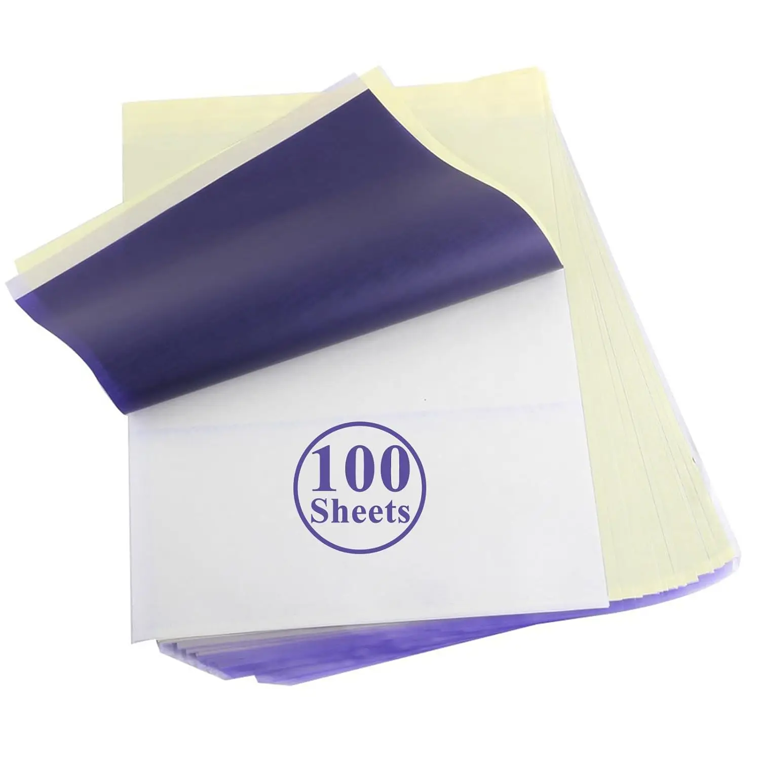 Tattoo Transfer Paper 100 Sheets A4 Size for Copier or Hand Drawing Cut-to-Fit Stencil Paper for Artists
Tattoo Transfer Paper 100 Sheets A4 Size for Copier or Hand Drawing Cut-to-Fit Stencil Paper for Artists