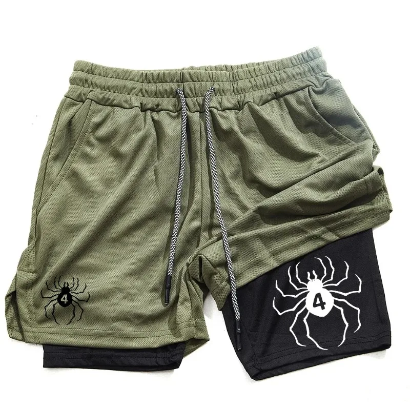 2026 new men's sports shorts with quick drying, breathable spider print, fitness running shorts, fake two-piece square shorts
2026 new men's sports shorts with quick drying, breathable spider print, fitness running shorts, fake two-piece square shorts