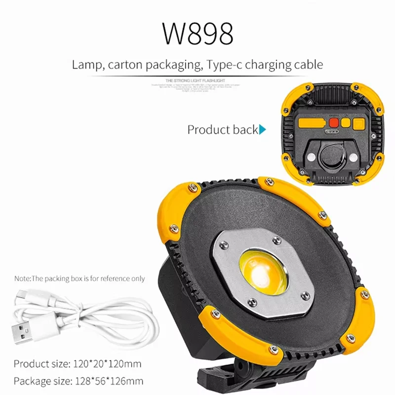 JHD Rechargeable COB LED Lantern,Multifunctional Portable Flashlight With Work Light, Bottle Opener,Ideal For Camping
JHD Rechargeable COB LED Lantern,Multifunctional Portable Flashlight With Work Light, Bottle Opener,Ideal For Camping