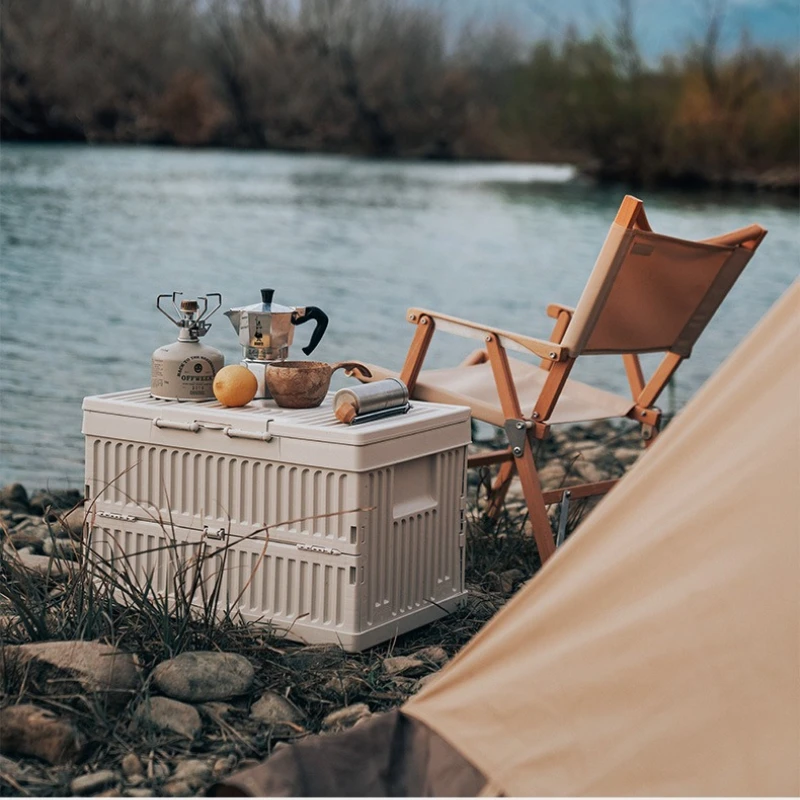 Industrial Style Folding Storage Box, Sit-able Camping Car Trunk Organizer, Large Capacity Sturdy Durable for Home Outdoor
Industrial Style Folding Storage Box, Sit-able Camping Car Trunk Organizer, Large Capacity Sturdy Durable for Home Outdoor