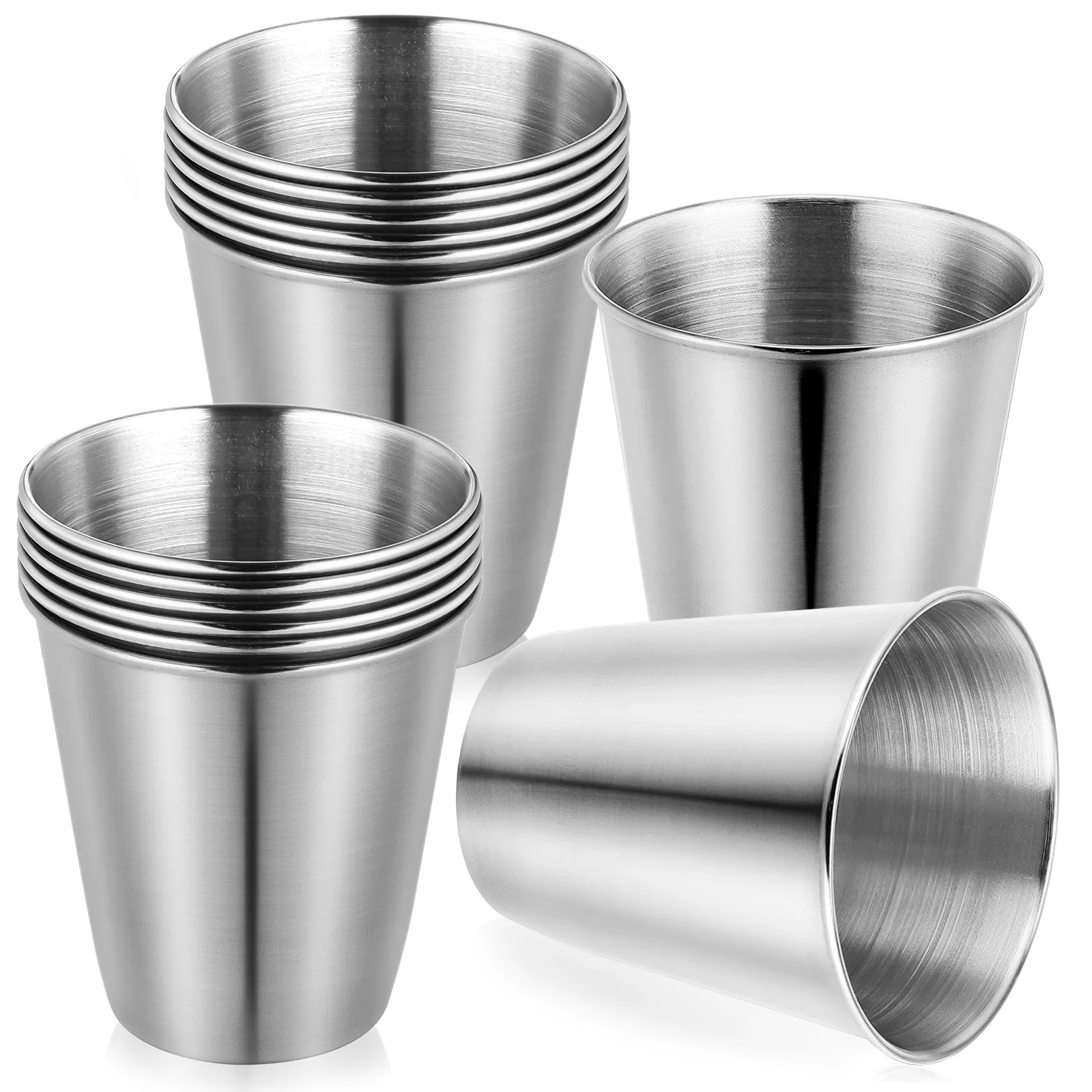 Lightweight Stainless Steel Drinking Glass Portable Spirits Cup Wine Tumbler Coffee Tea Mug for Outdoor Indoor Bulk Use
Lightweight Stainless Steel Drinking Glass Portable Spirits Cup Wine Tumbler Coffee Tea Mug for Outdoor Indoor Bulk Use