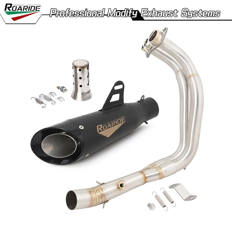 For Yamaha YZF-R7 2021-2025 MT-07 FZ07 2014-2024 Tracer 7 2016-2024 Motorcycle Complete Exhaust System 51mm Muffler Header Pipe
For Yamaha YZF-R7 2021-2025 MT-07 FZ07 2014-2024 Tracer 7 2016-2024 Motorcycle Complete Exhaust System 51mm Muffler Header Pipe